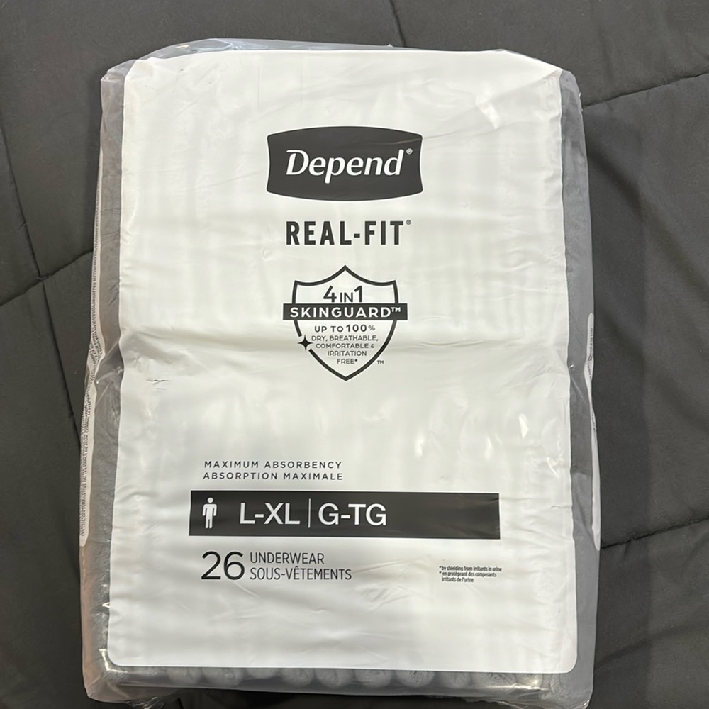 Depend Real-Fit Max Absorbency Underwear-26 pack